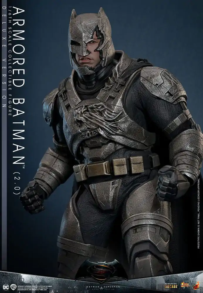 Batman v Superman: Dawn of Justice Movie Masterpiece akcijska figura 1/6 Armored Batman 2.0 (Deluxe verzija) 33 cm fotografija proizvoda