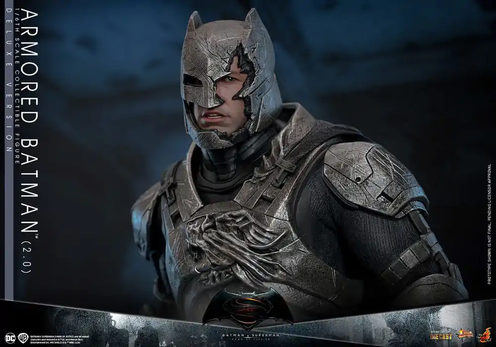 Batman v Superman: Dawn of Justice Movie Masterpiece akcijska figura 1/6 Armored Batman 2.0 (Deluxe verzija) 33 cm fotografija proizvoda