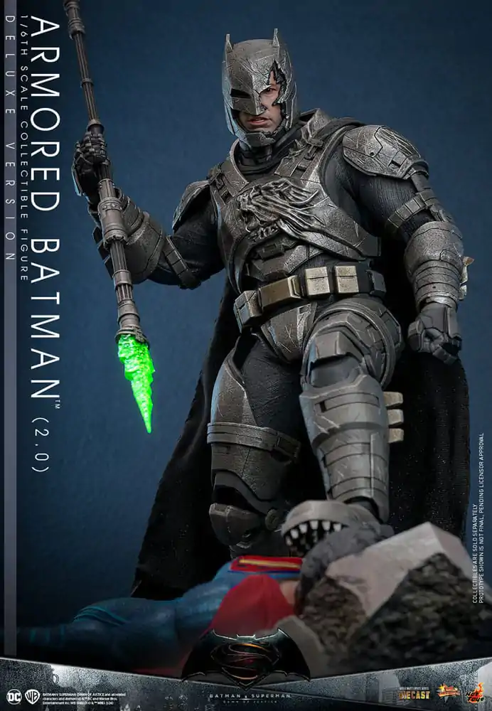 Batman v Superman: Dawn of Justice Movie Masterpiece akcijska figura 1/6 Armored Batman 2.0 (Deluxe verzija) 33 cm fotografija proizvoda