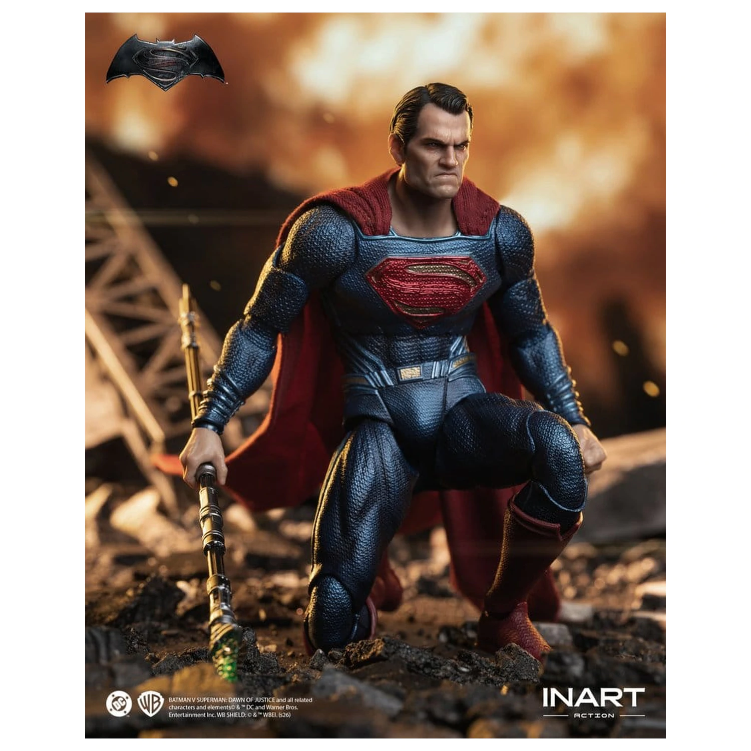 Batman vs Superman: Dawn of Justice akcijska figura 1/12 Superman 17 cm fotografija proizvoda