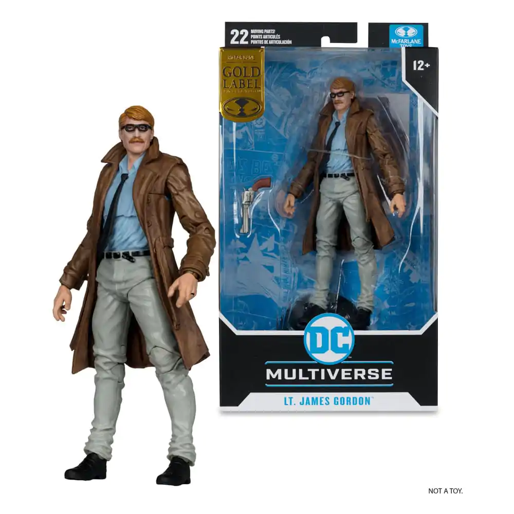 Batman Year One (Part 4) DC Multiverse akcijska figura Lt. James Gordon (Gold Label) 18 cm fotografija proizvoda