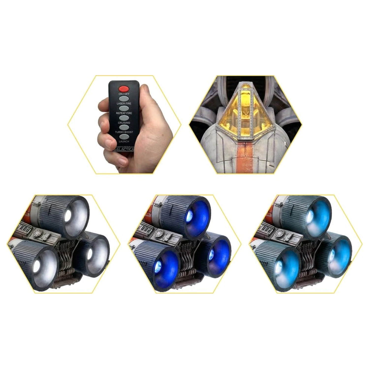 Battlestar Galactica akcije figura s vozilom Colonial Viper Mk & Lieutenant Boomer fotografija proizvoda