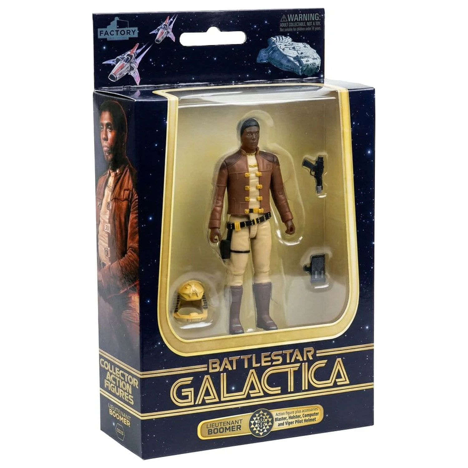 Battlestar Galactica akcije figura s vozilom Colonial Viper Mk & Lieutenant Boomer fotografija proizvoda