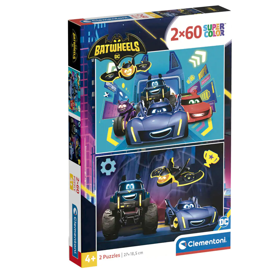 DC Comics Batwheels puzzle 2x60 komada fotografija proizvoda