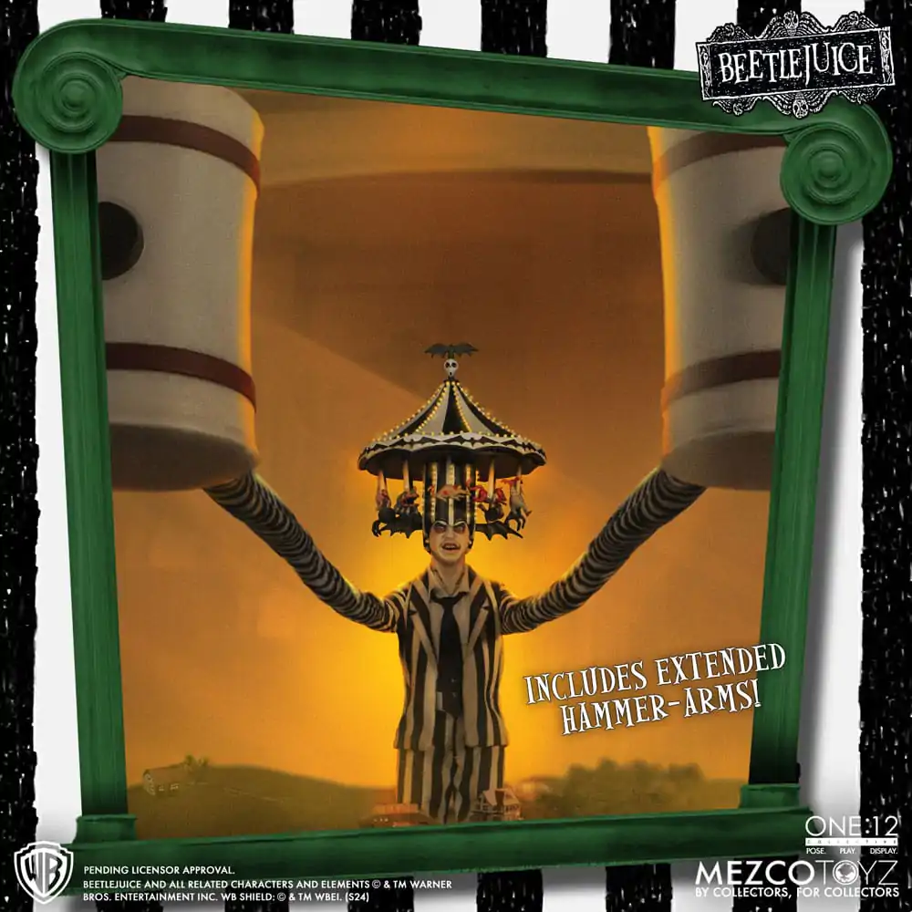 Beetlejuice akcijska figura 1/12 Beetlejuice Deluxe Edition 18 cm fotografija proizvoda