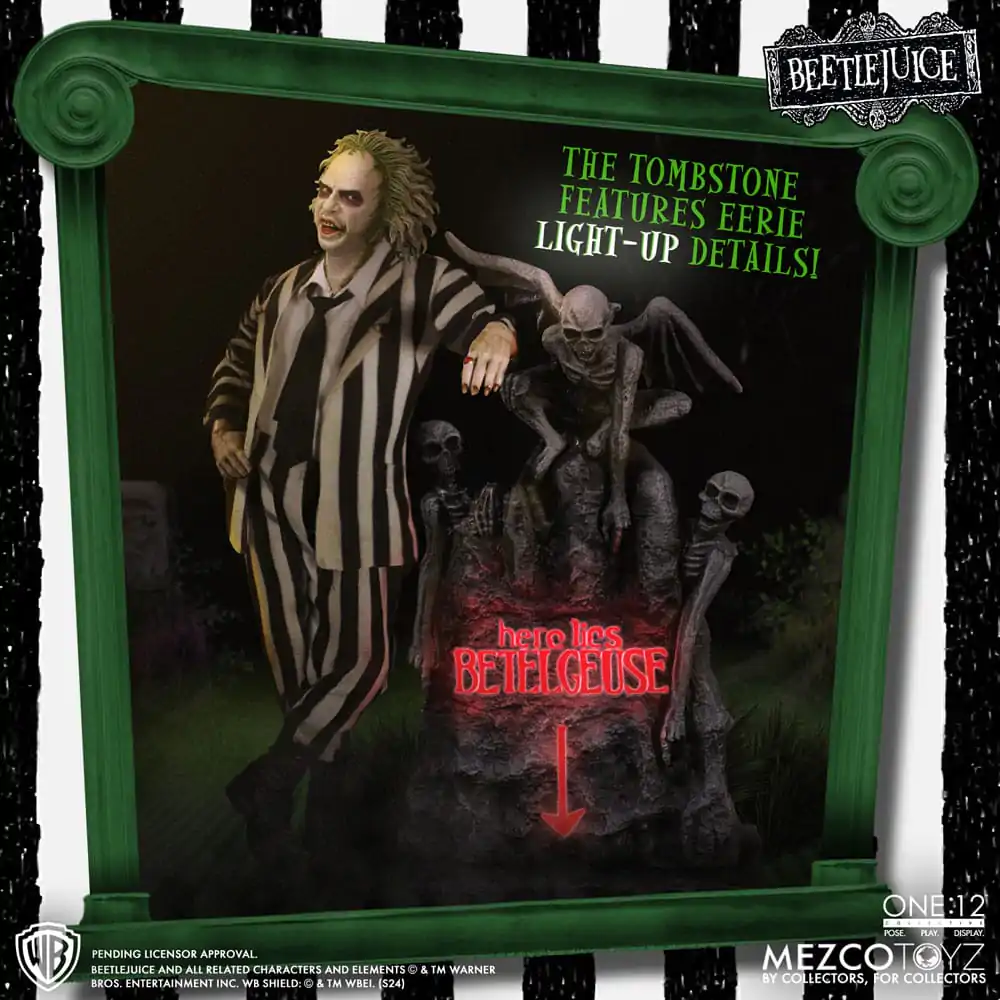 Beetlejuice akcijska figura 1/12 Beetlejuice Deluxe Edition 18 cm fotografija proizvoda