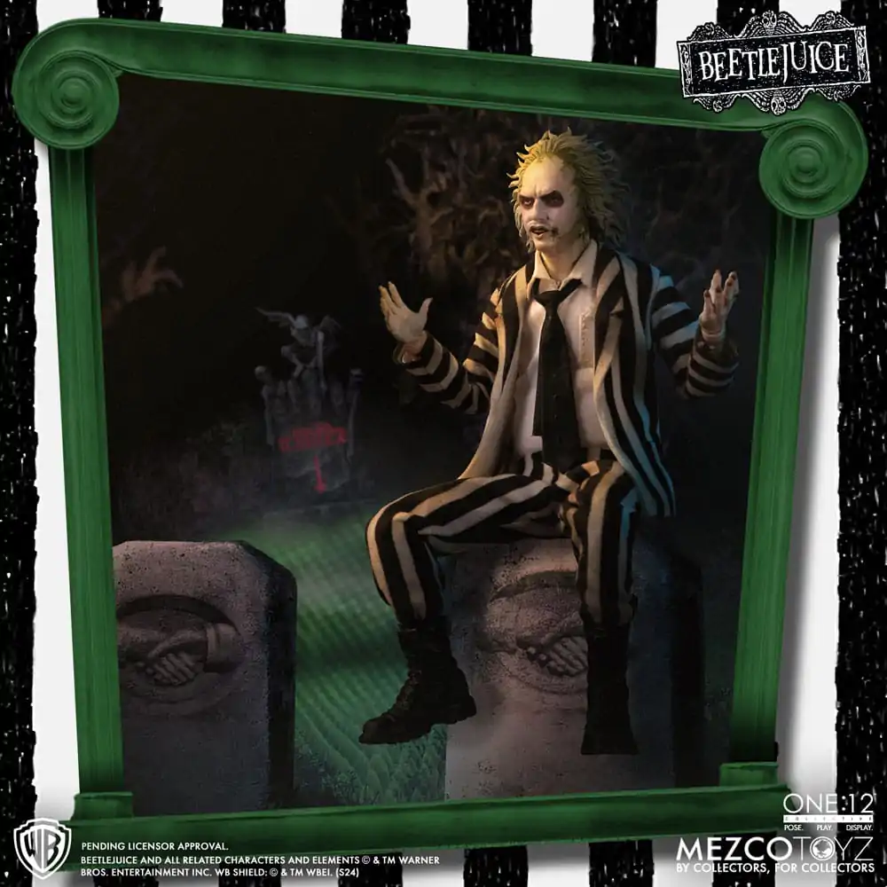 Beetlejuice akcijska figura 1/12 Beetlejuice Deluxe Edition 18 cm fotografija proizvoda