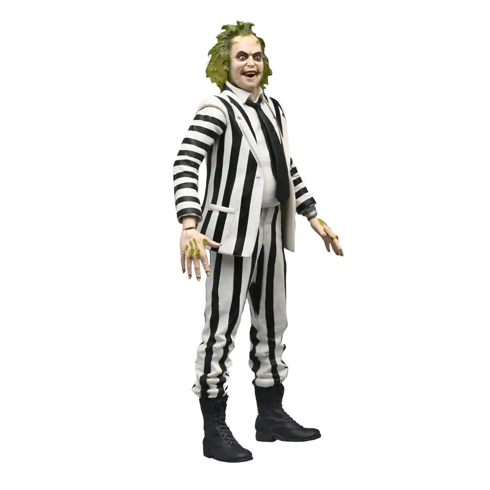 Beetlejuice 1988 akcijska figura Beetlejuice odijelo s crno-bijelim prugama 18 cm fotografija proizvoda