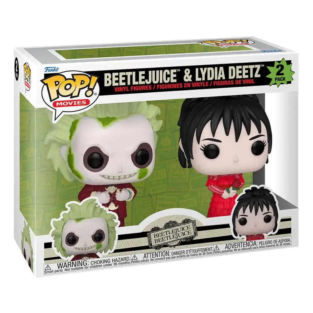 Beetlejuice 2 Funko POP! Animation Vinilne Figure Set od 2 Beetlejuice & Lydia Deetz 9 cm fotografija proizvoda