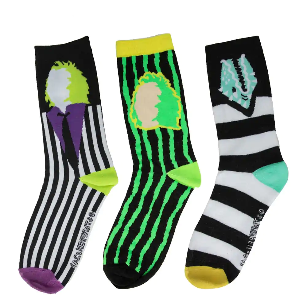 Beetlejuice Socks paket od 3 para fotografija proizvoda