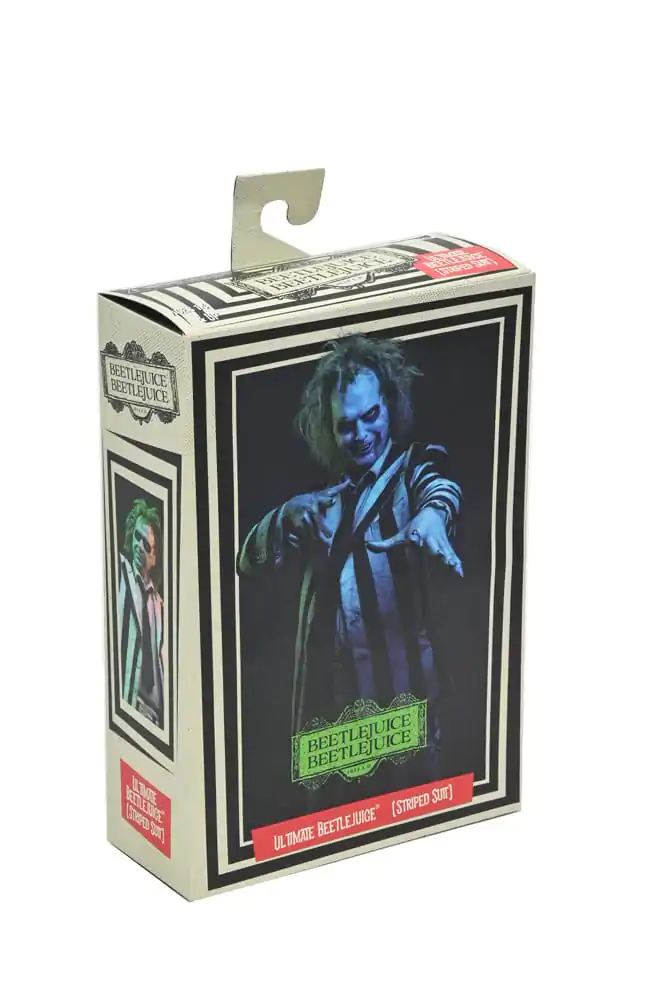 Beetlejuice Beetlejuice akcijska figura 7 Scale Ultimate Striped Suit Beetlejuice 18 cm fotografija proizvoda