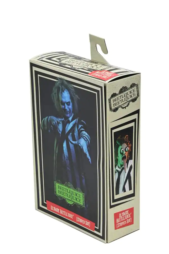 Beetlejuice Beetlejuice akcijska figura 7 Scale Ultimate Striped Suit Beetlejuice 18 cm fotografija proizvoda