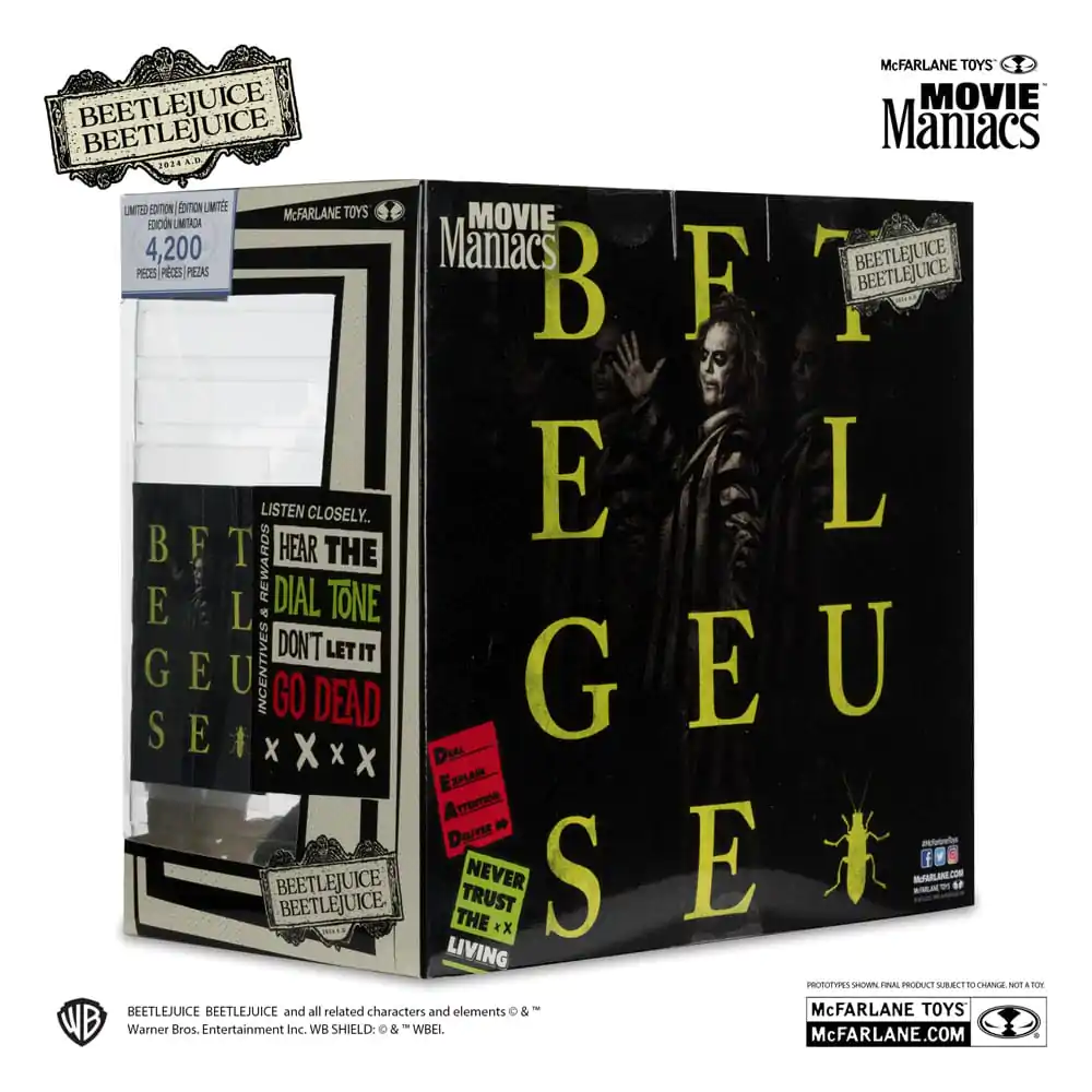 Beetlejuice Beetlejuice Movie Maniacs Pakiranje od 4 PVC statue 15 cm fotografija proizvoda