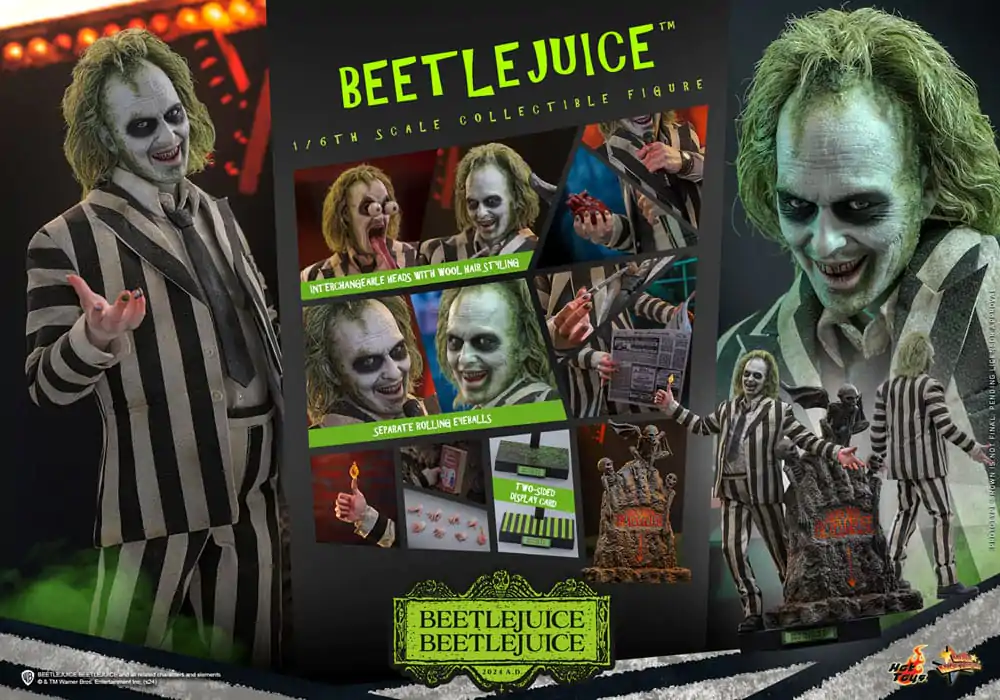 Beetlejuice Beetlejuice Movie Masterpiece akcijska figura 1/6 Beetlejuice 30 cm fotografija proizvoda