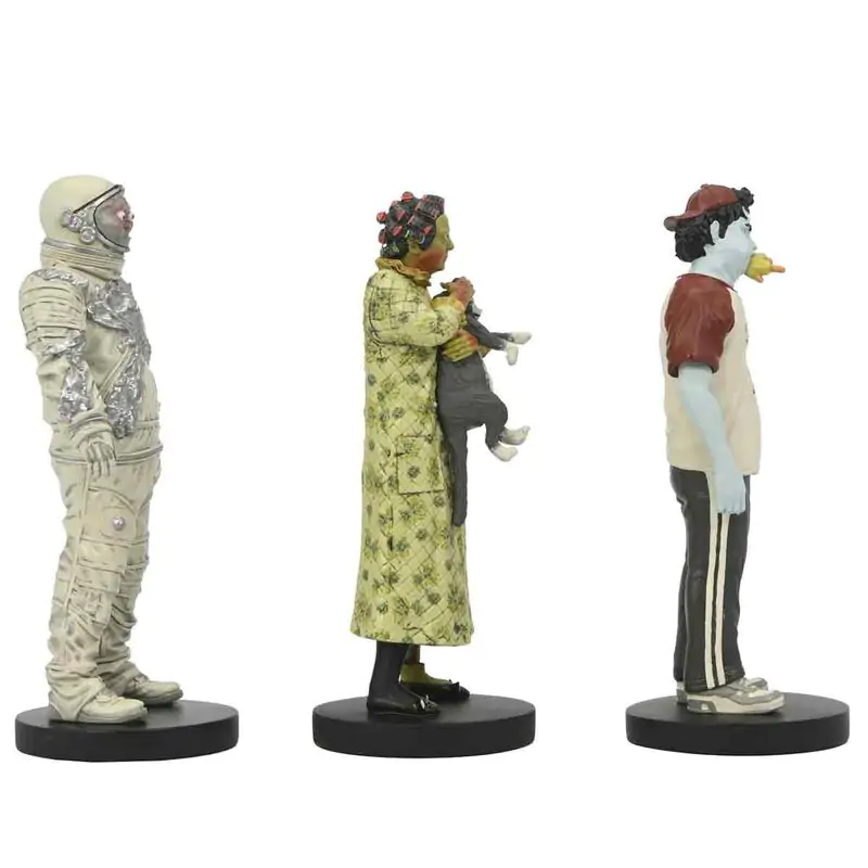 Beetlejuice Beetlejuice Waiting Room Cat Lady, Space Man & Hot Dog Champion paket 3 figure 10 cm fotografija proizvoda