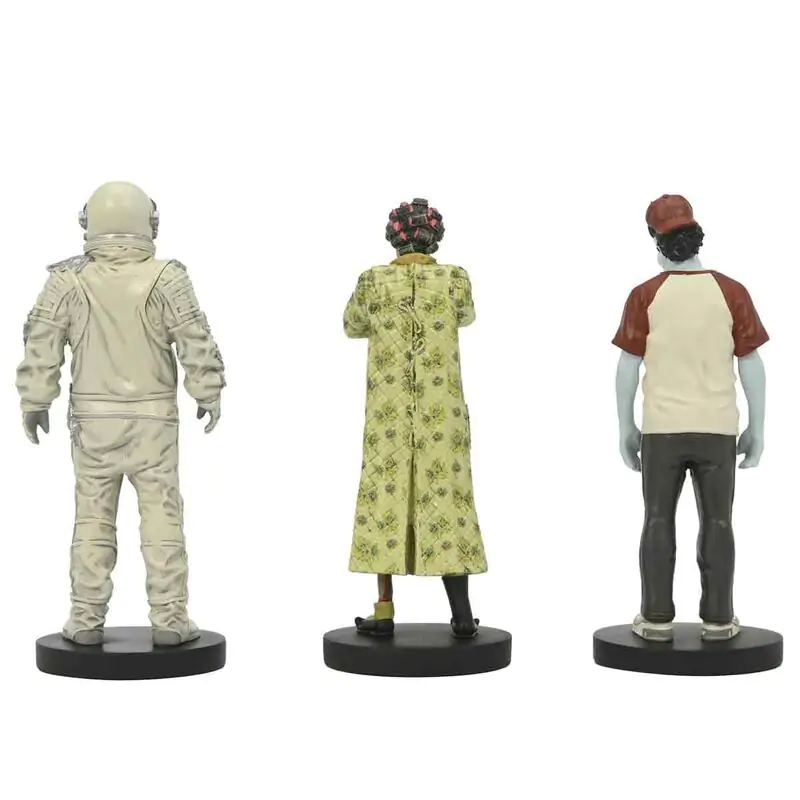 Beetlejuice Beetlejuice Waiting Room Cat Lady, Space Man & Hot Dog Champion paket 3 figure 10 cm fotografija proizvoda