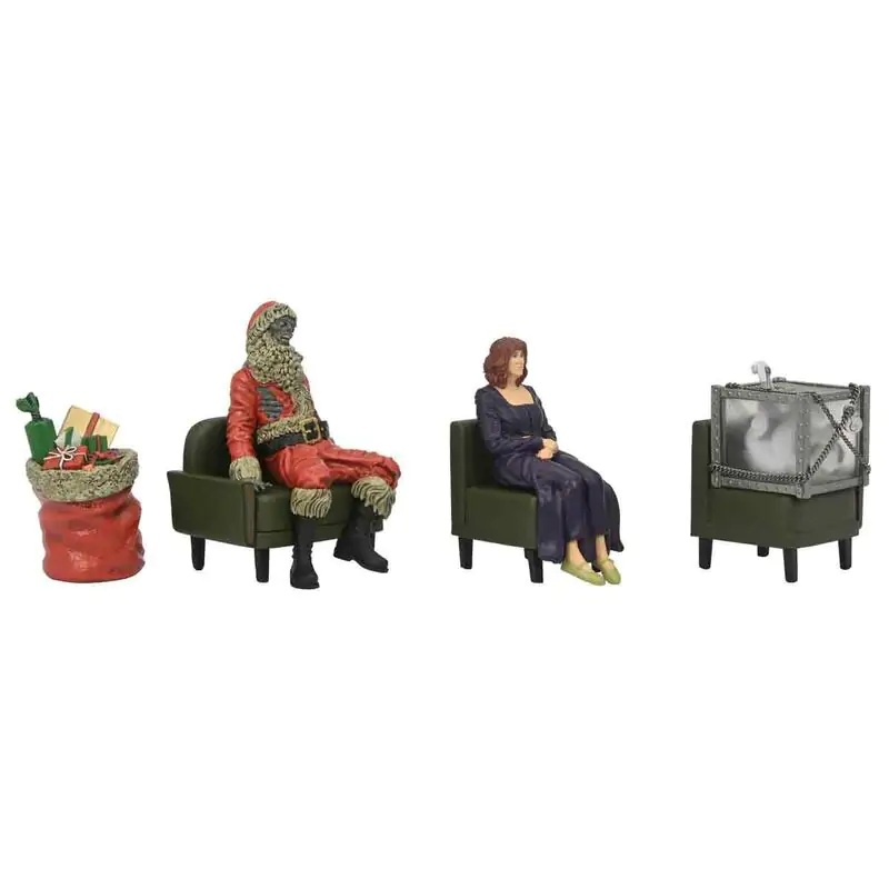 Beetlejuice Beetlejuice Waiting Room Delia, Escape Artist & Mummified Santa paket 3 figure 7,5 cm fotografija proizvoda