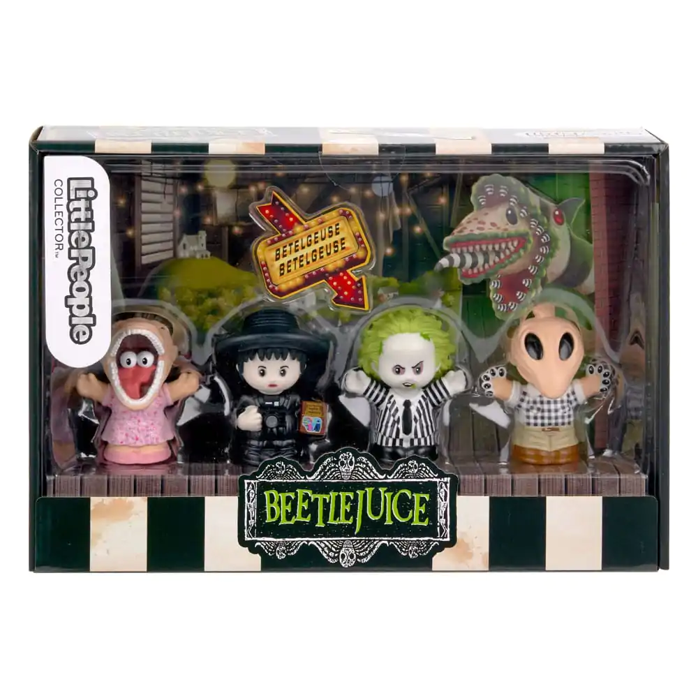 Beetlejuice Fisher-Price Little People Collector mini figure, pakiranje od 4 komada, 7 cm fotografija proizvoda