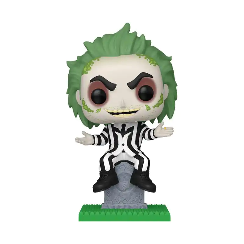 Beetlejuice Funko POP! Plus Movies Vinyl Figura Beetlejuice s nadgrobnim spomenikom 9 cm fotografija proizvoda