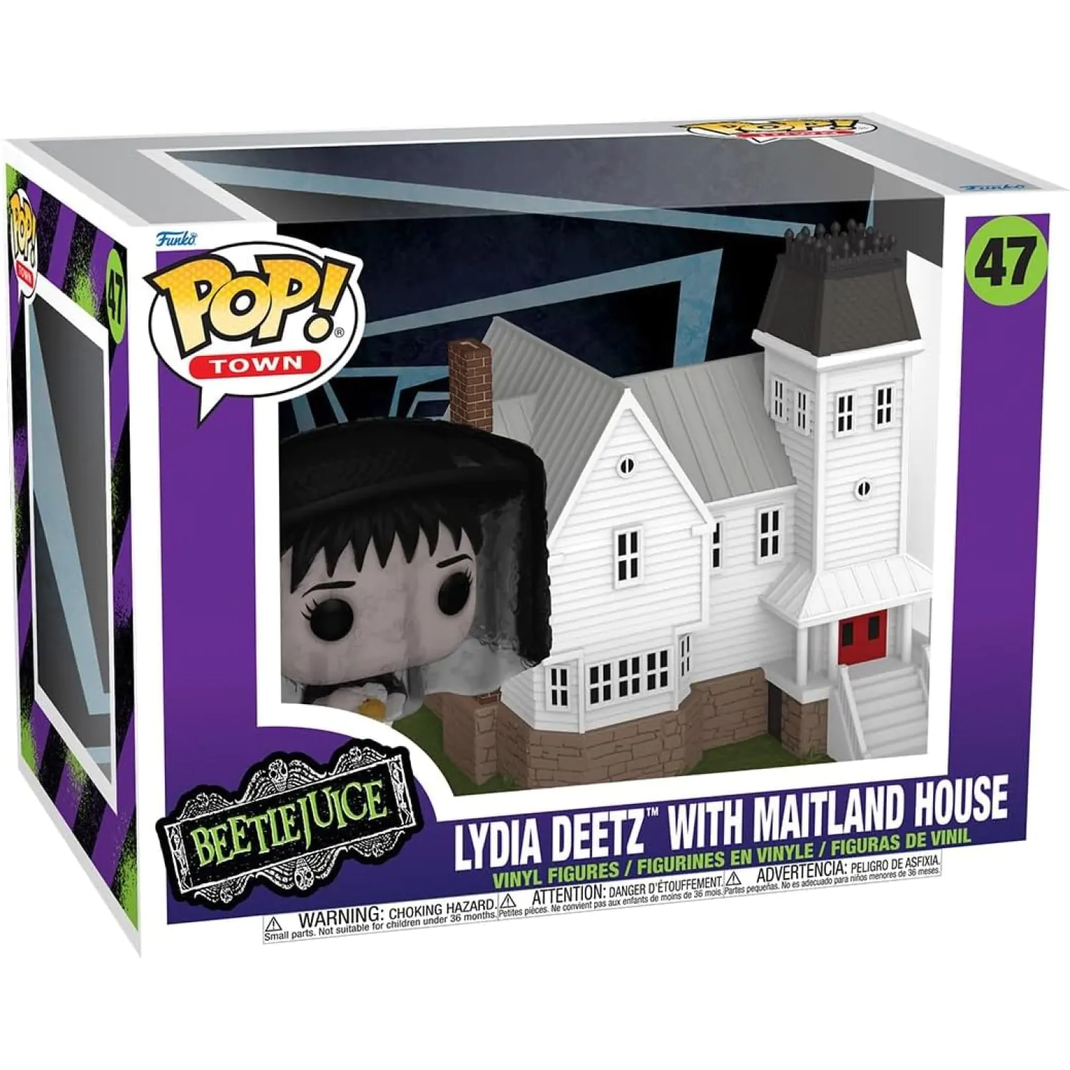 Beetlejuice Funko POP! Town Vinyl figura Lydia Deetz s Maitland kućom 9 cm fotografija proizvoda