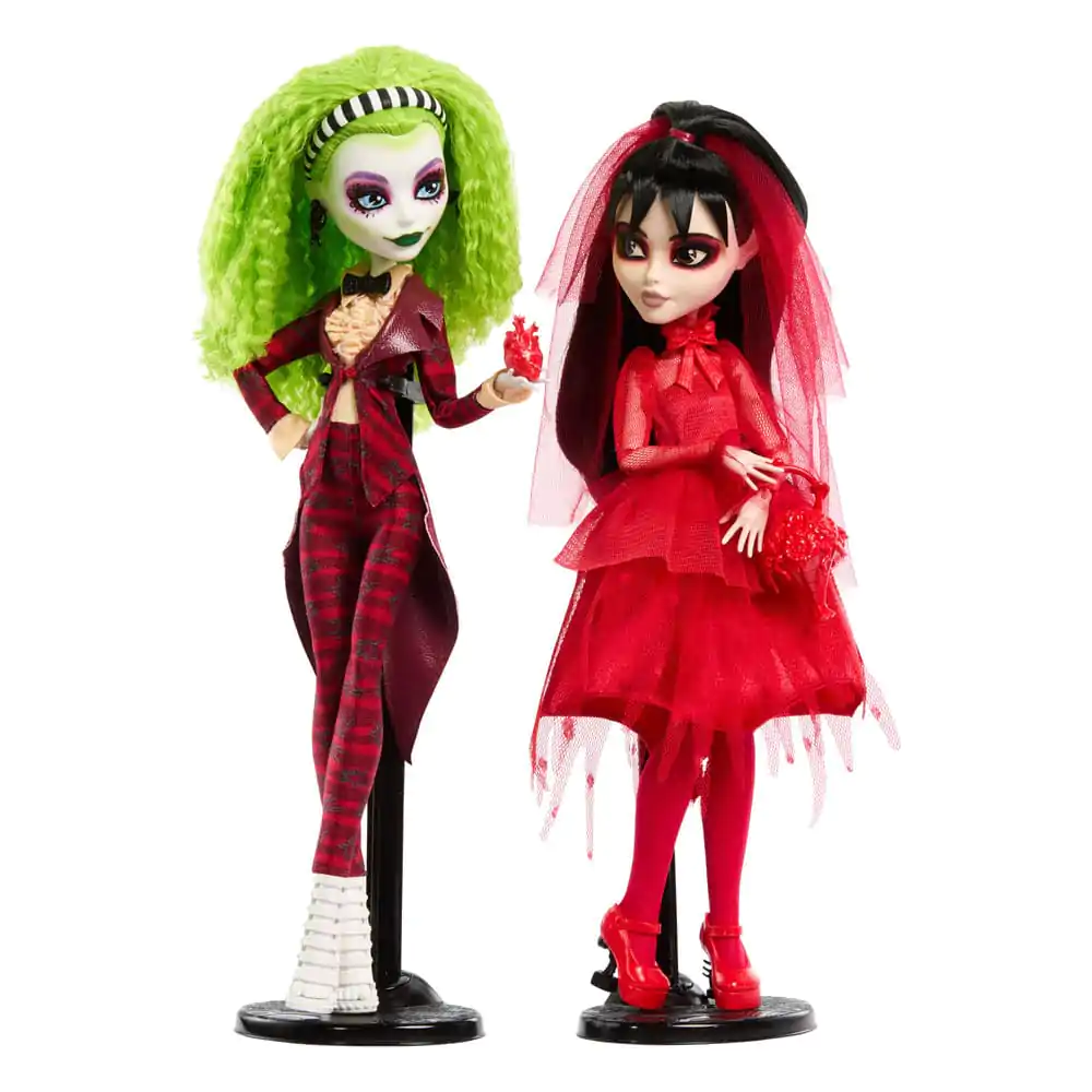 Beetlejuice Monster High Skullector lutke, set od 2 Betelgeuse & Lydia 25 cm fotografija proizvoda