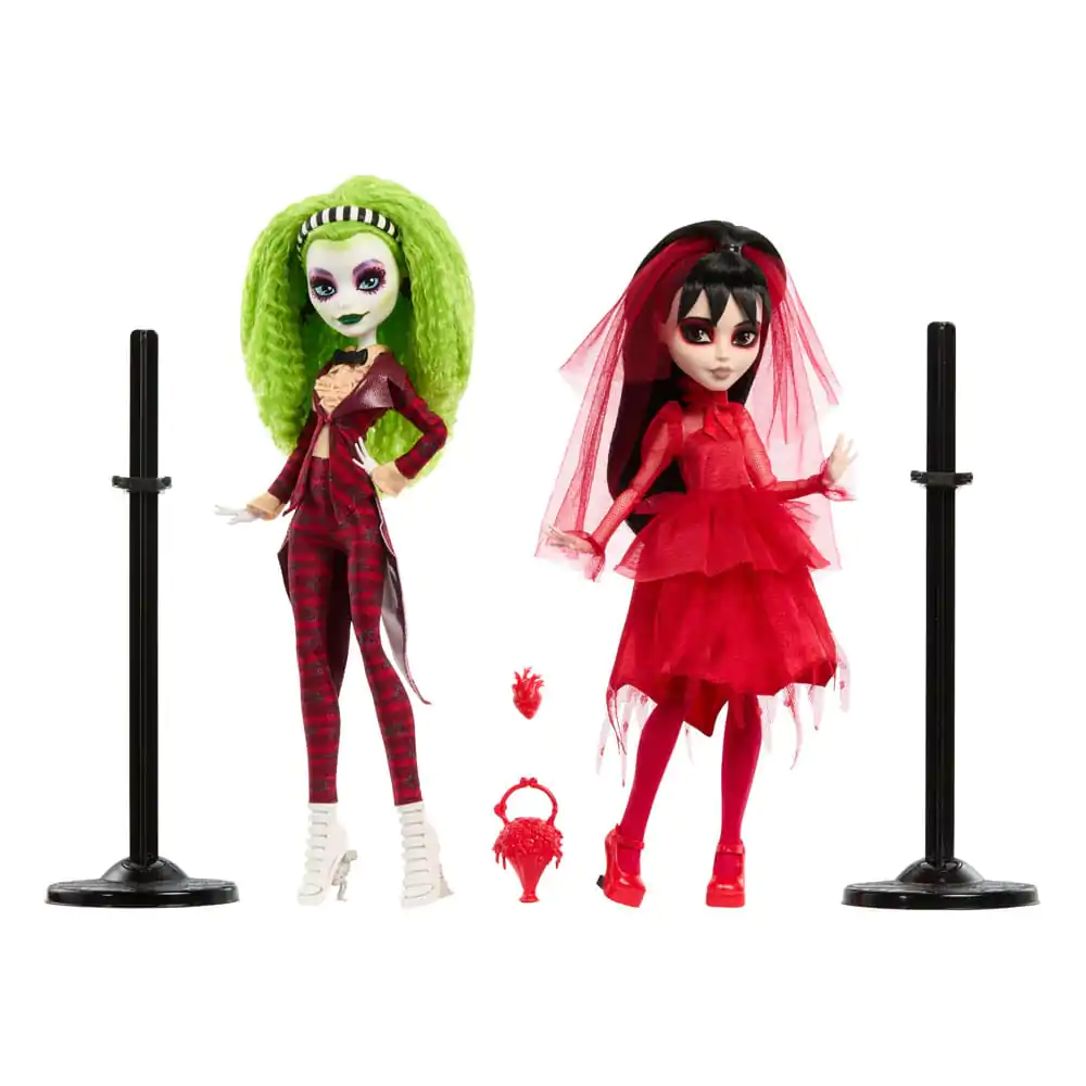 Beetlejuice Monster High Skullector lutke, set od 2 Betelgeuse & Lydia 25 cm fotografija proizvoda