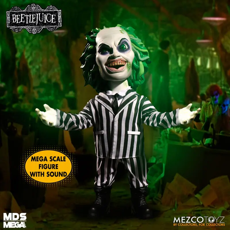 Beetlejuice MDS Mega Scale Govoreća akcijska figura Beetlejuice 38 cm fotografija proizvoda