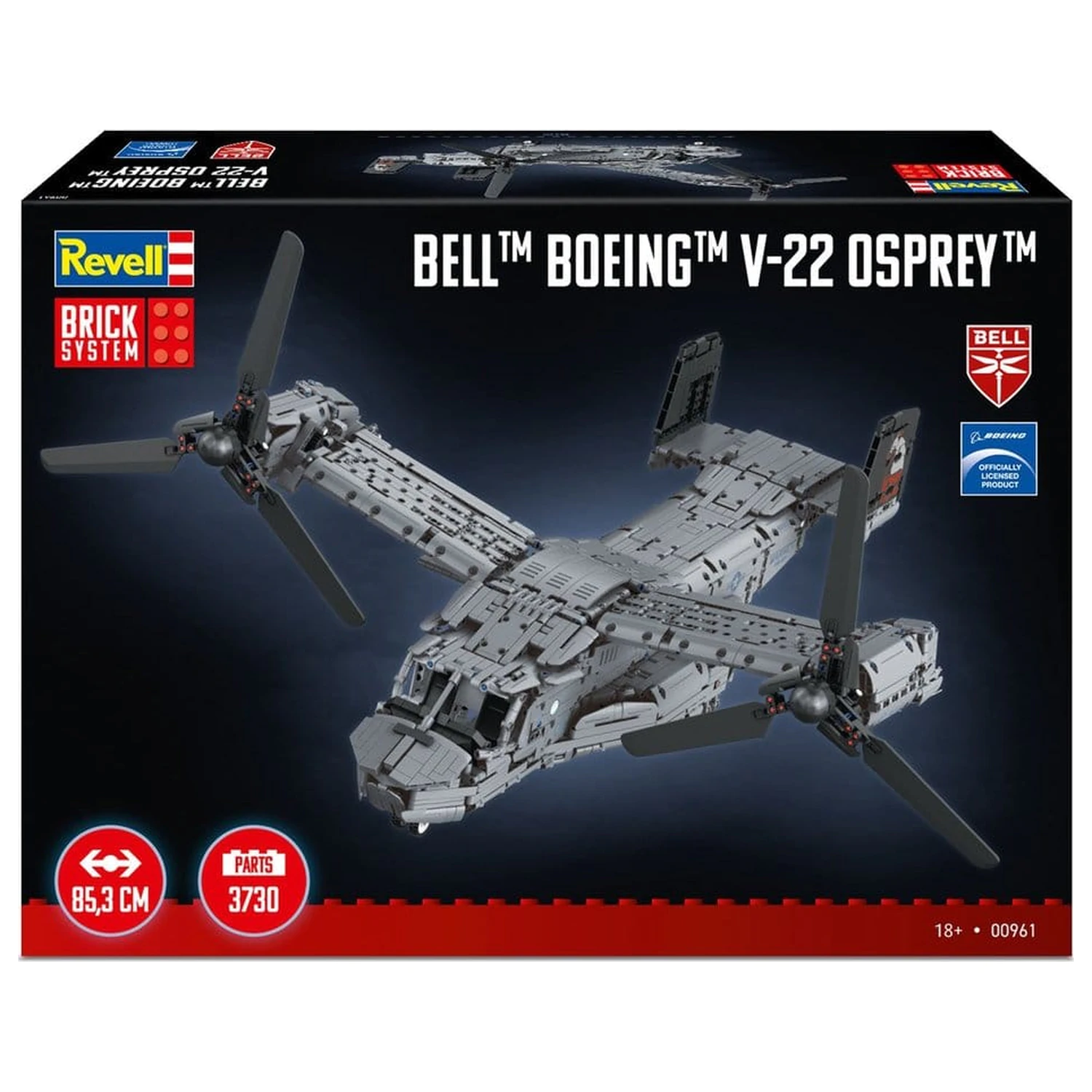 Bell Boeing Sustav cigli Komplet za konstrukciju V-22 Osprey 68 cm fotografija proizvoda
