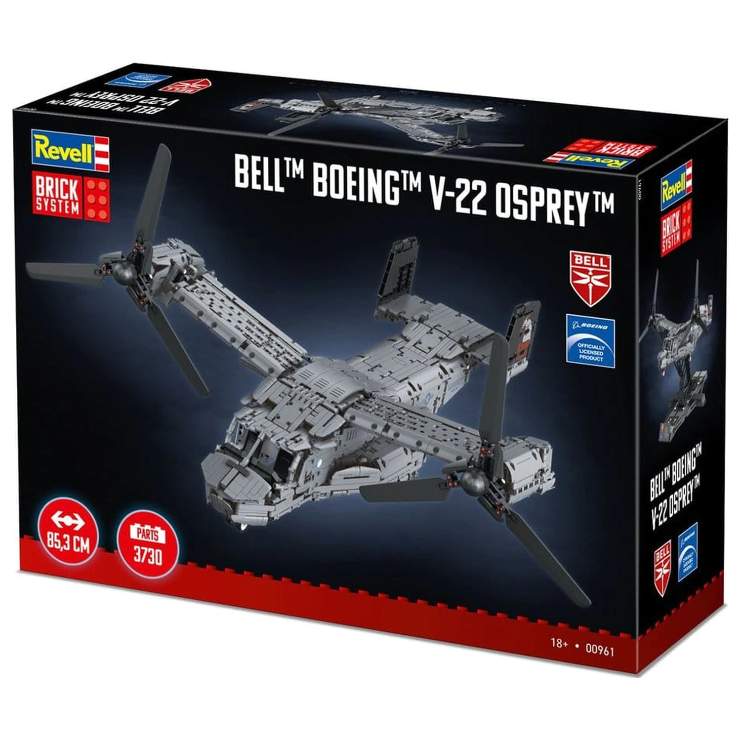Bell Boeing Sustav cigli Komplet za konstrukciju V-22 Osprey 68 cm fotografija proizvoda