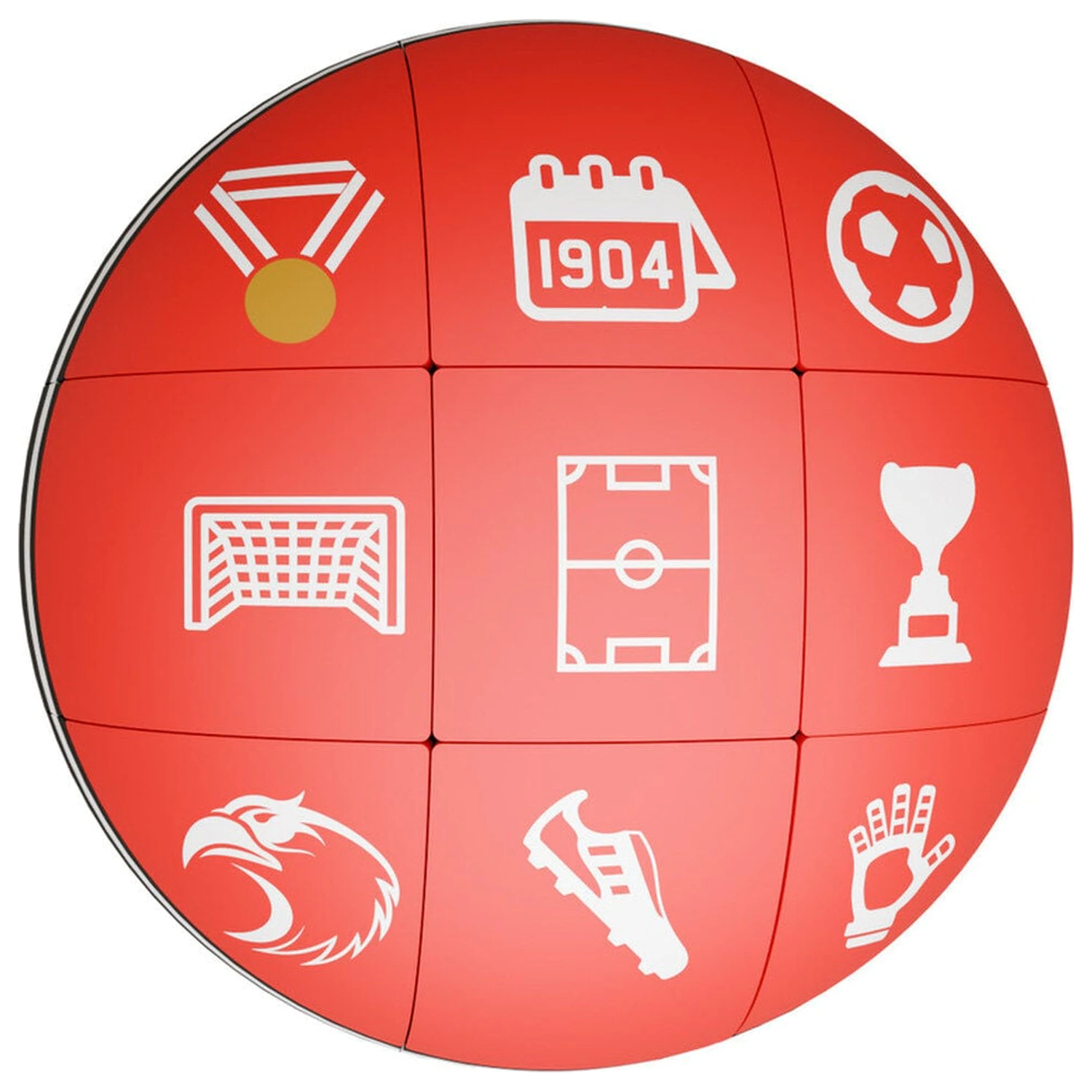 Benfica set sfera slagalica 6cm fotografija proizvoda