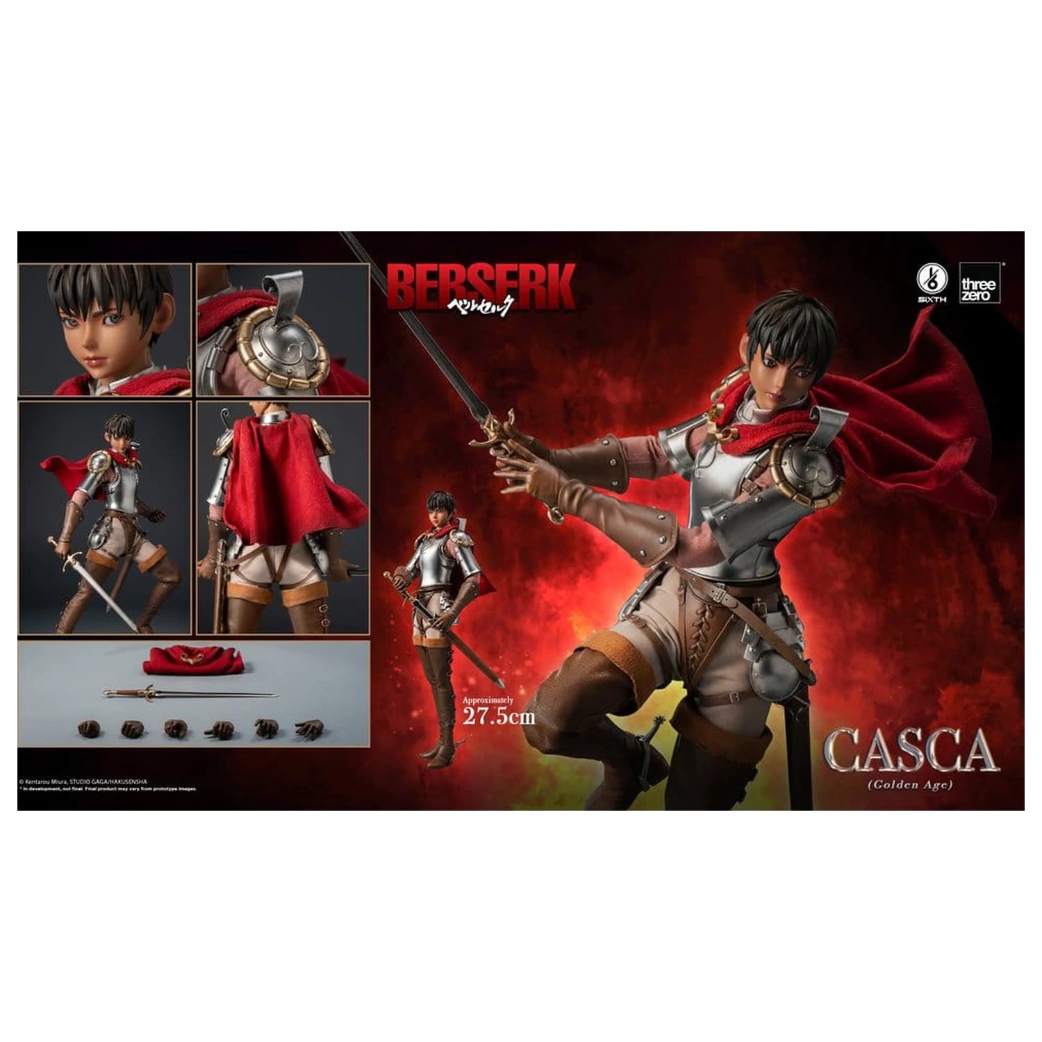 Berserk Action Figura 1/6 Casca (Golden Age) 28 cm fotografija proizvoda