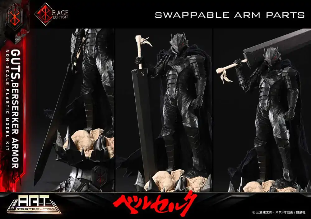 Berserk Build Art Masterline komplet plastičnog modela Guts Berserker Armor Rage 30 cm fotografija proizvoda
