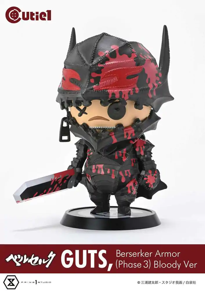 Berserk Cutie1 PVC Figura Guts Berserker Armor (Phase 3) Bloody Ver. 12 cm fotografija proizvoda