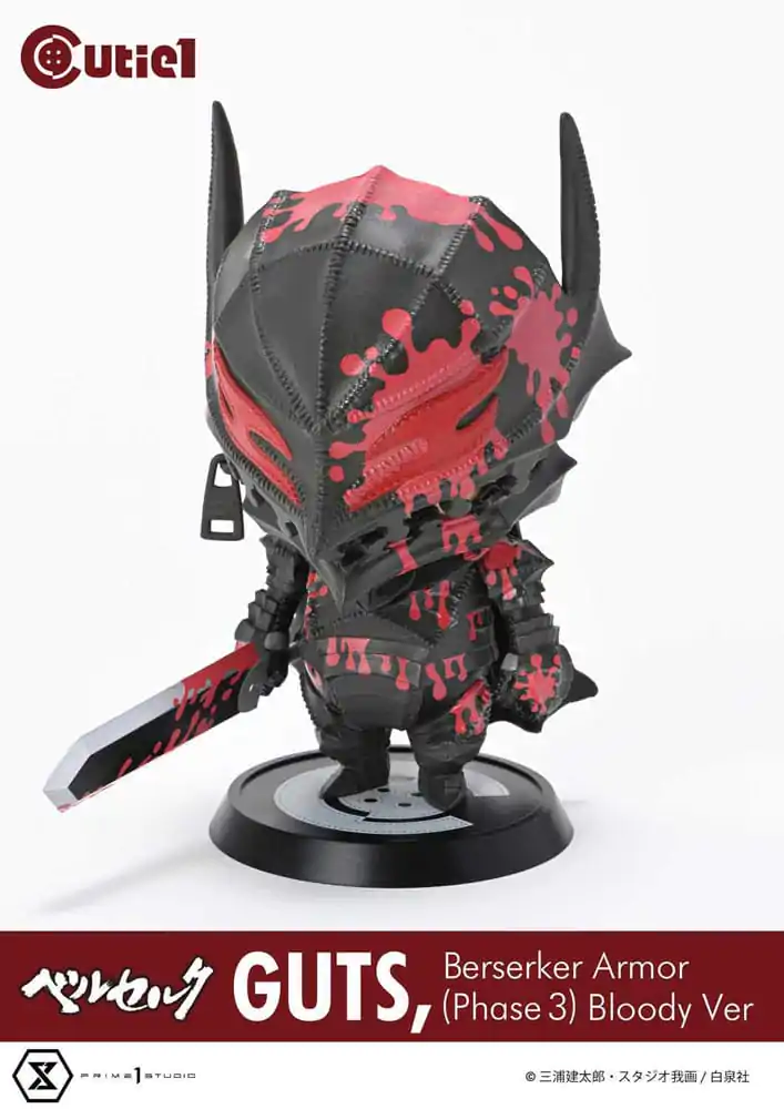 Berserk Cutie1 PVC Figura Guts Berserker Armor (Phase 3) Bloody Ver. 12 cm fotografija proizvoda