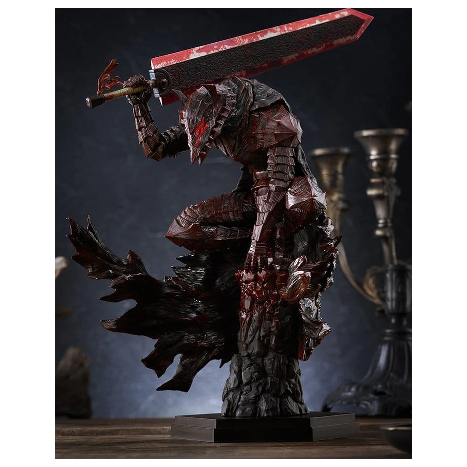 Berserk Pop Up Parade PVC figura Guts (Berserker Armor): Bloody Paint Ver. L veličina 28 cm fotografija proizvoda