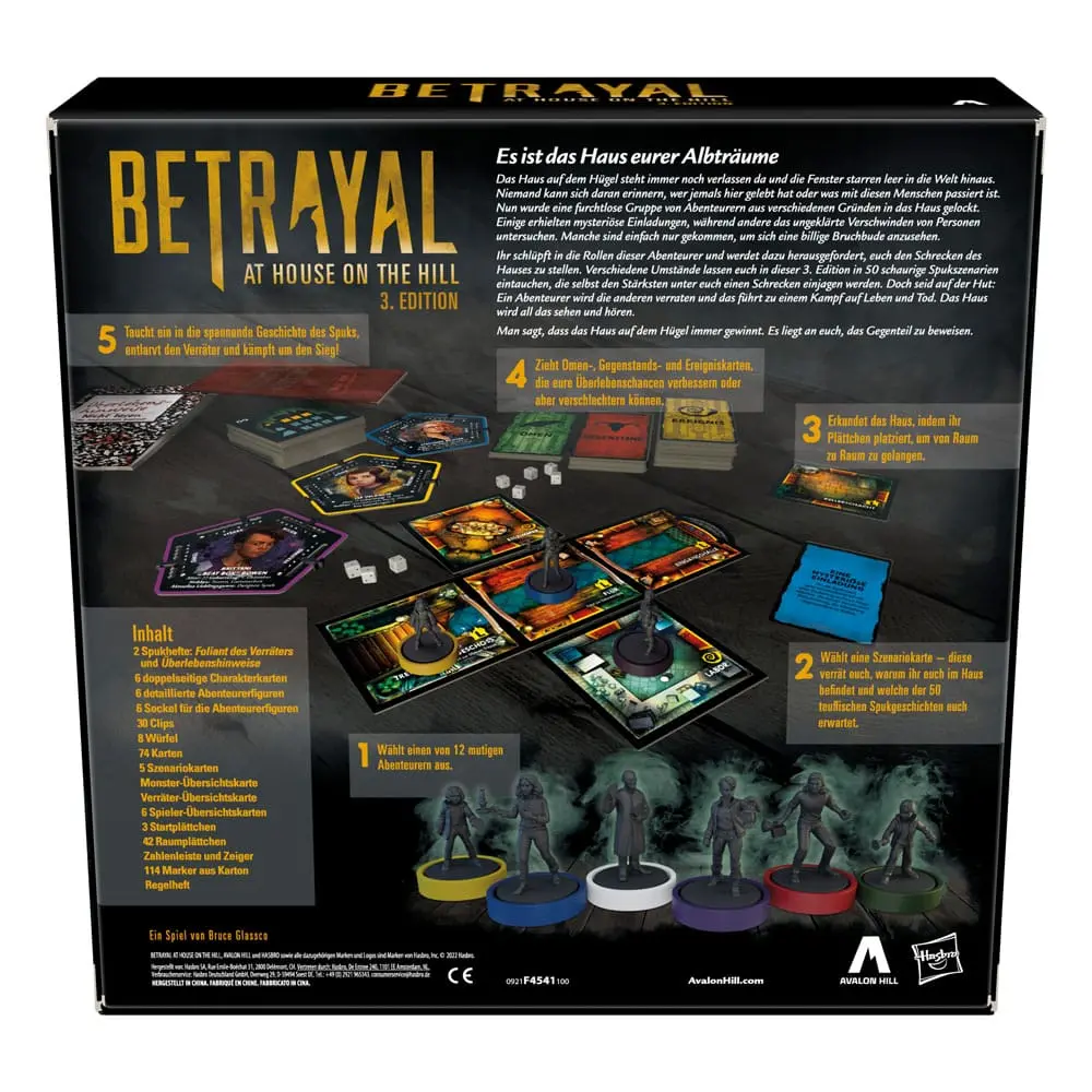 Betrayal at House on the Hill Društvena igra 3. Izdanje *German Version* fotografija proizvoda