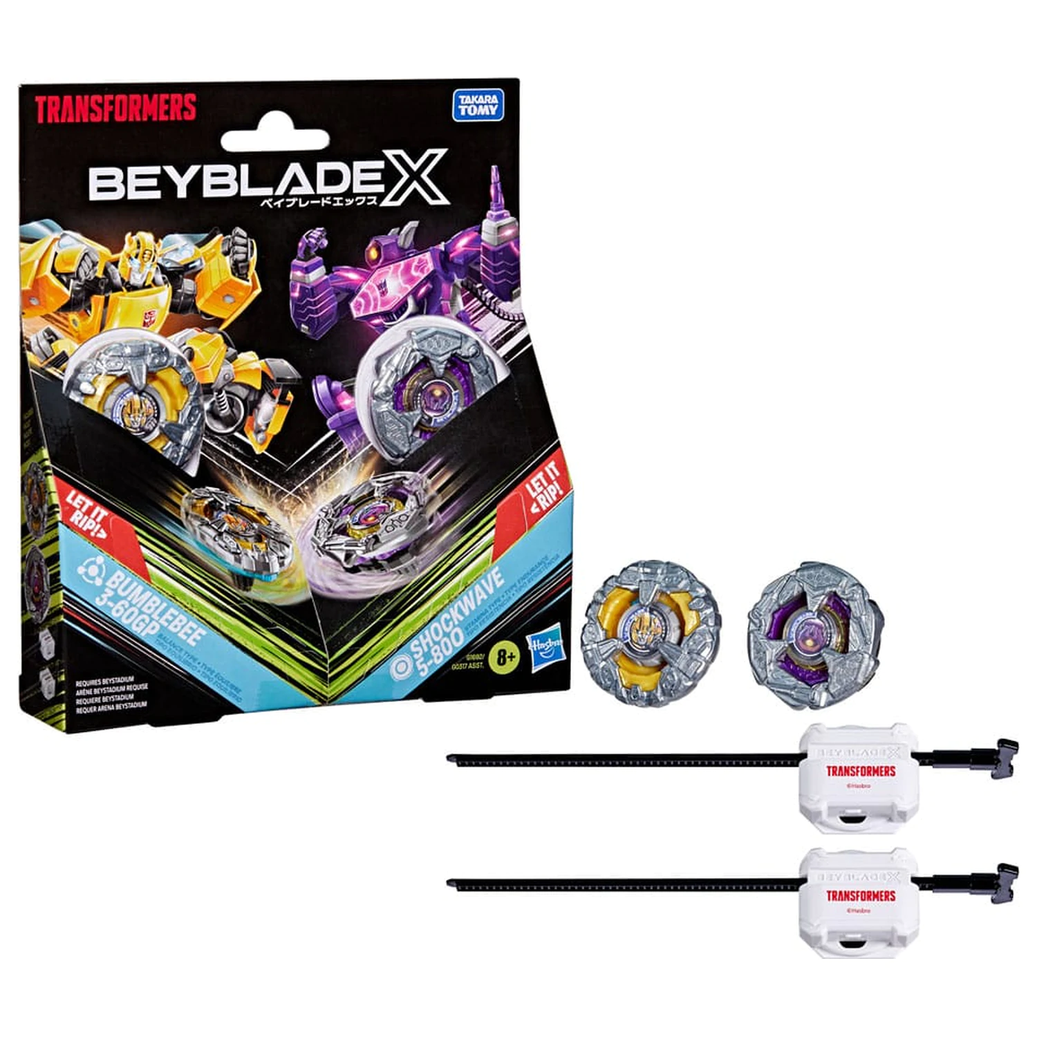 Beyblade X i Transformers Collab Bumblebee 3-60GP protiv Shockwave 5-80O fotografija proizvoda