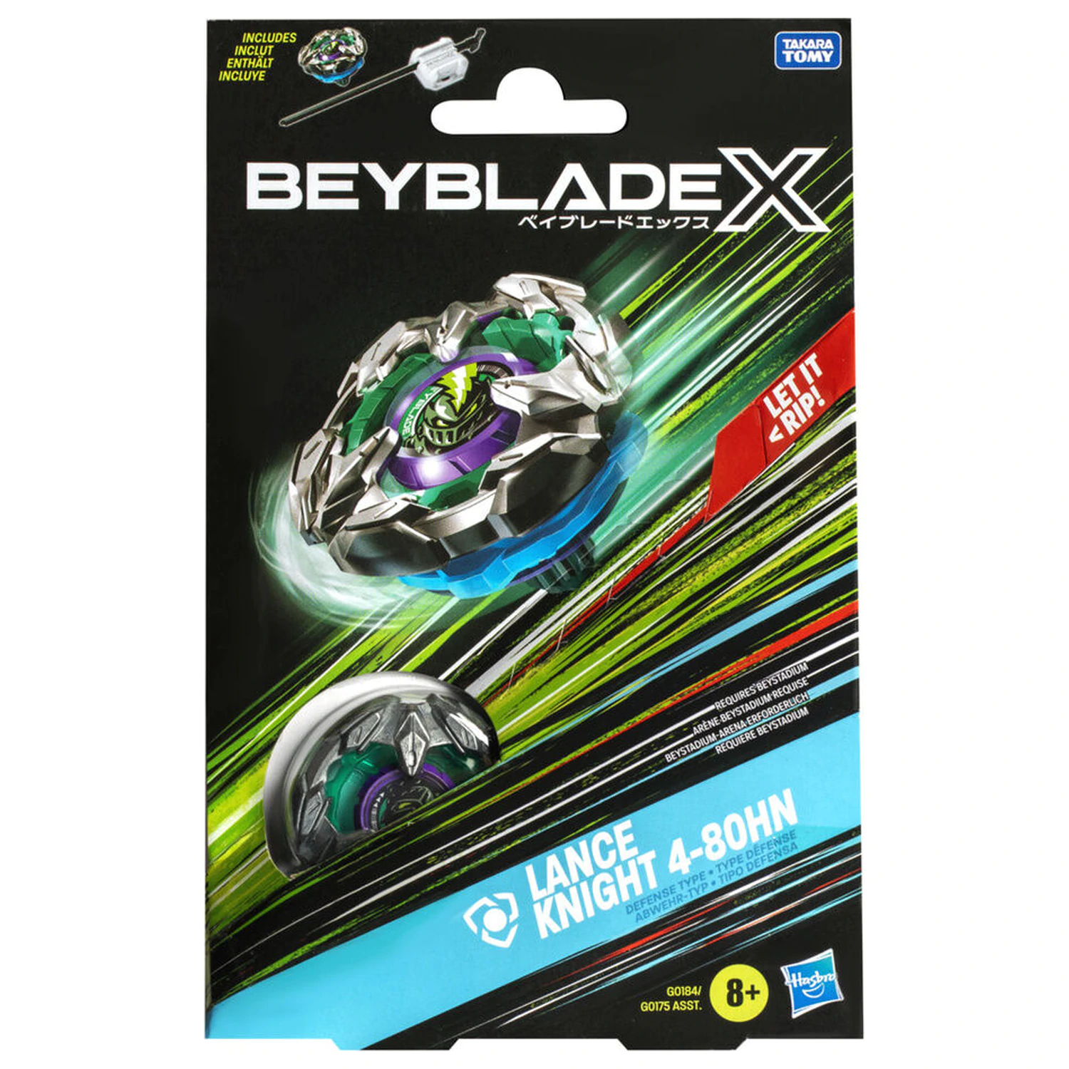 Beyblade X Lance Knight 4-80HN komplet igra fotografija proizvoda