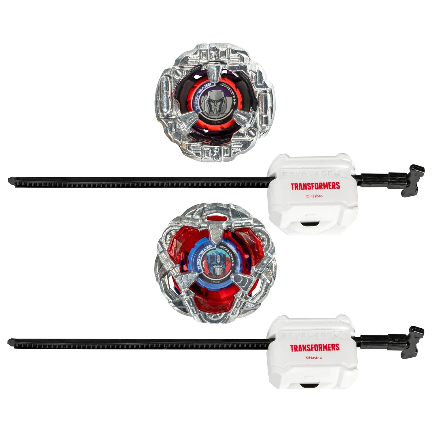 Beyblade X Optimus Prime 4-60P i Megatron 4-80B fotografija proizvoda