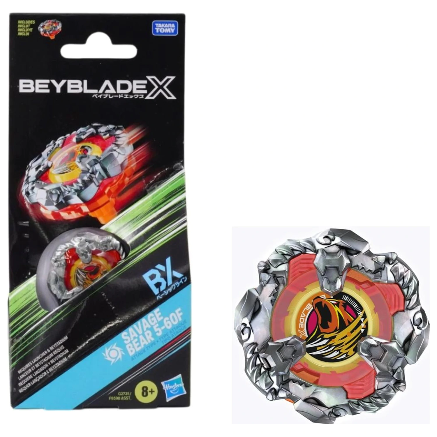BEYBLADE X Savage Bear 5-660F fotografija proizvoda