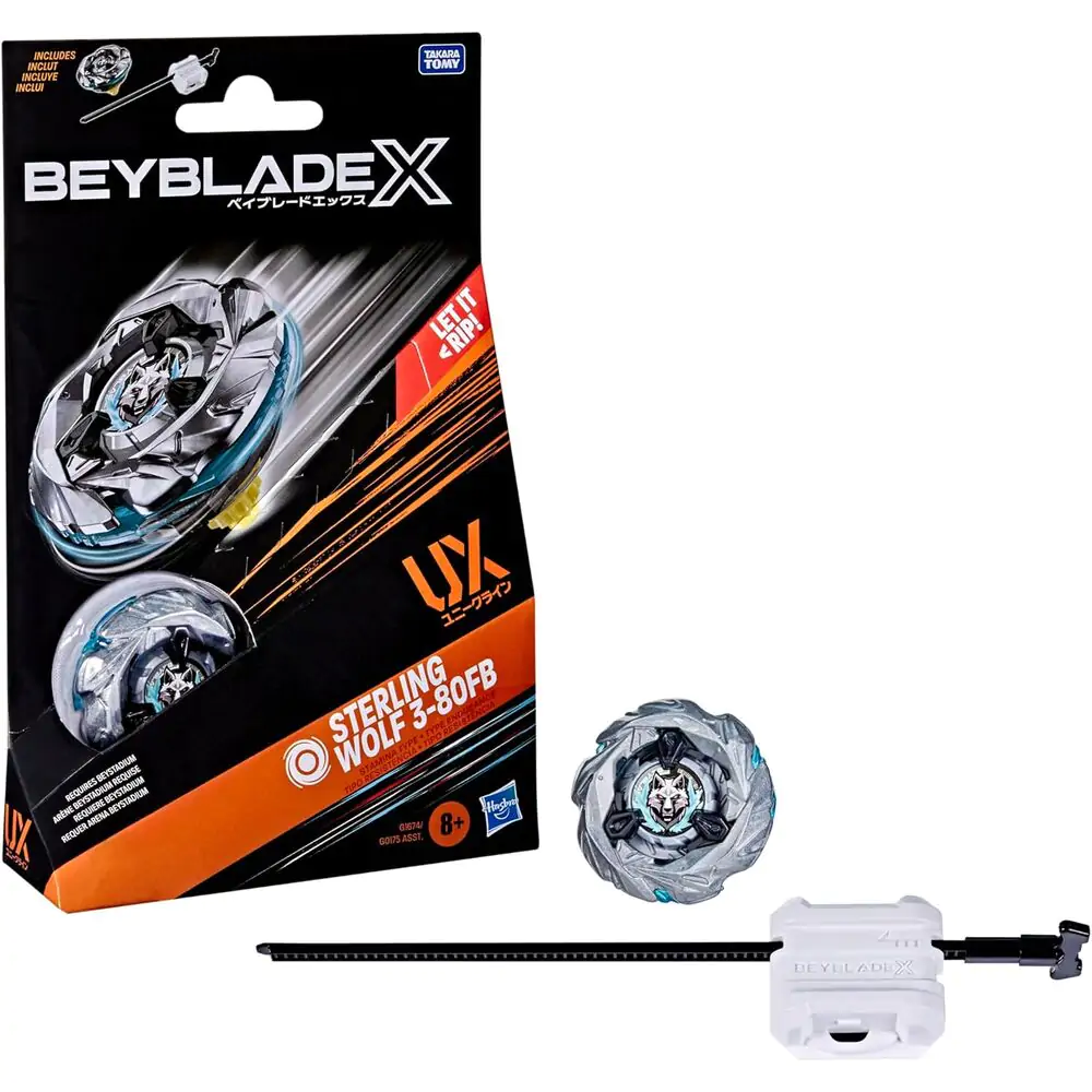 Beyblade X Sterling Wolf 3-80FB UX Početni komplet za igru fotografija proizvoda
