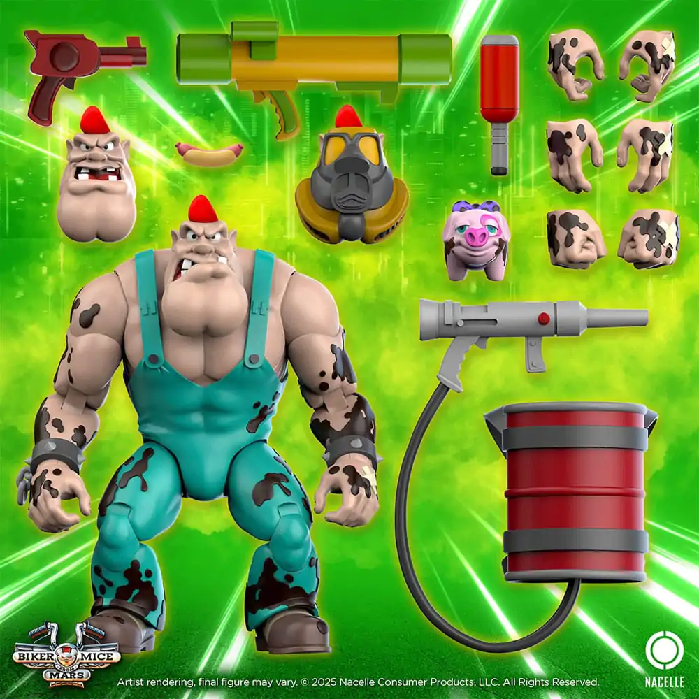 Biker Mice From Mars akcijska figura Greasepit 23 cm fotografija proizvoda