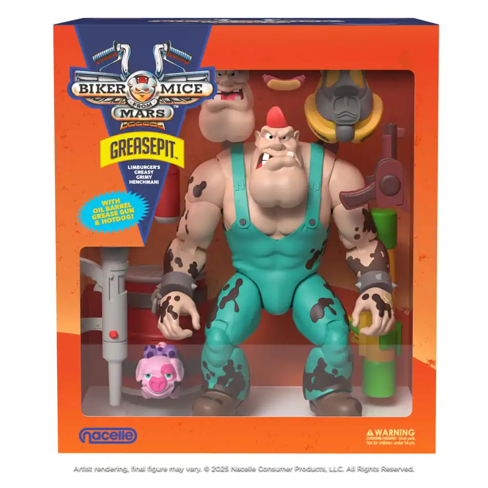 Biker Mice From Mars akcijska figura Greasepit 23 cm fotografija proizvoda
