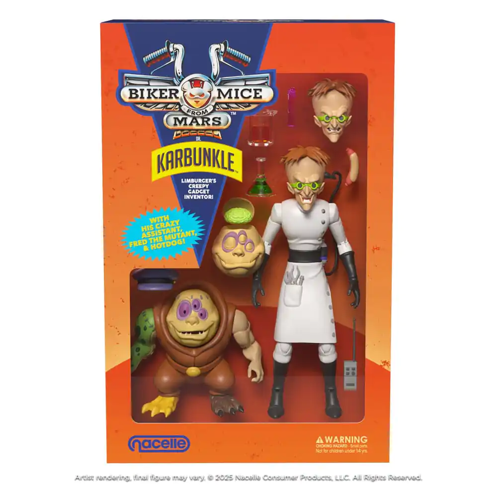 Biker Mice From Mars akcijska figura Karbunkle & Fred The Mutant 23 cm fotografija proizvoda