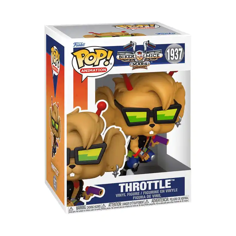 Biker Mice From Mars Pop! Animation Vinilna figura Throttle 9 cm fotografija proizvoda