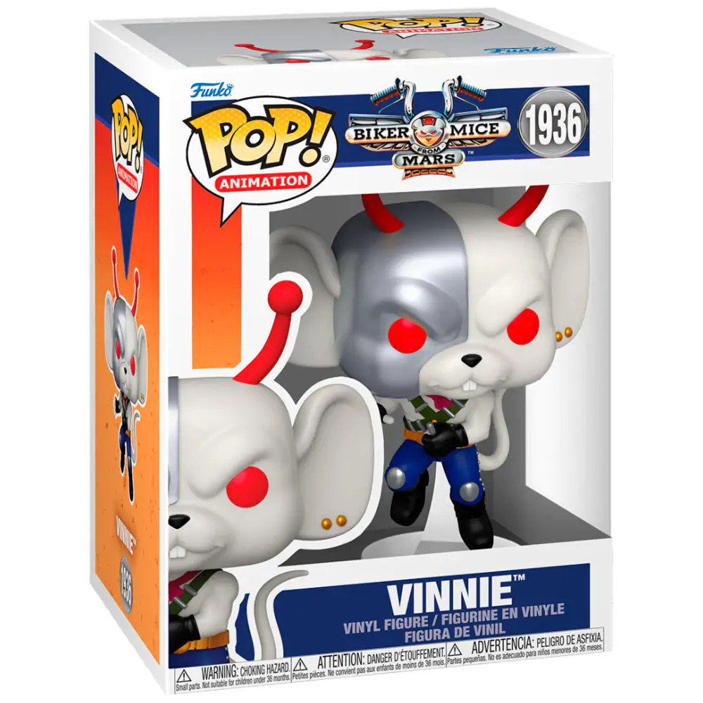 Biker Mice From Mars Pop! Animation vinilna figura Vinnie 9 cm fotografija proizvoda