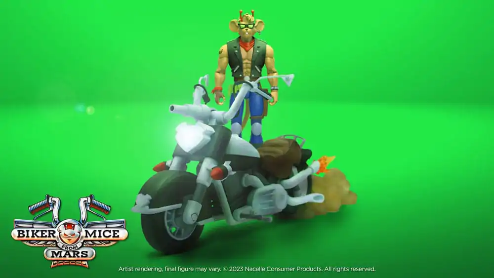 Biker Mice From Mars Vehicle Throttle's Martian Monster Motor 23 cm fotografija proizvoda
