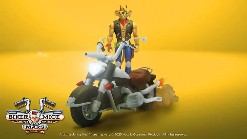 Biker Mice From Mars Vehicle Throttle's Martian Monster Motor 23 cm fotografija proizvoda