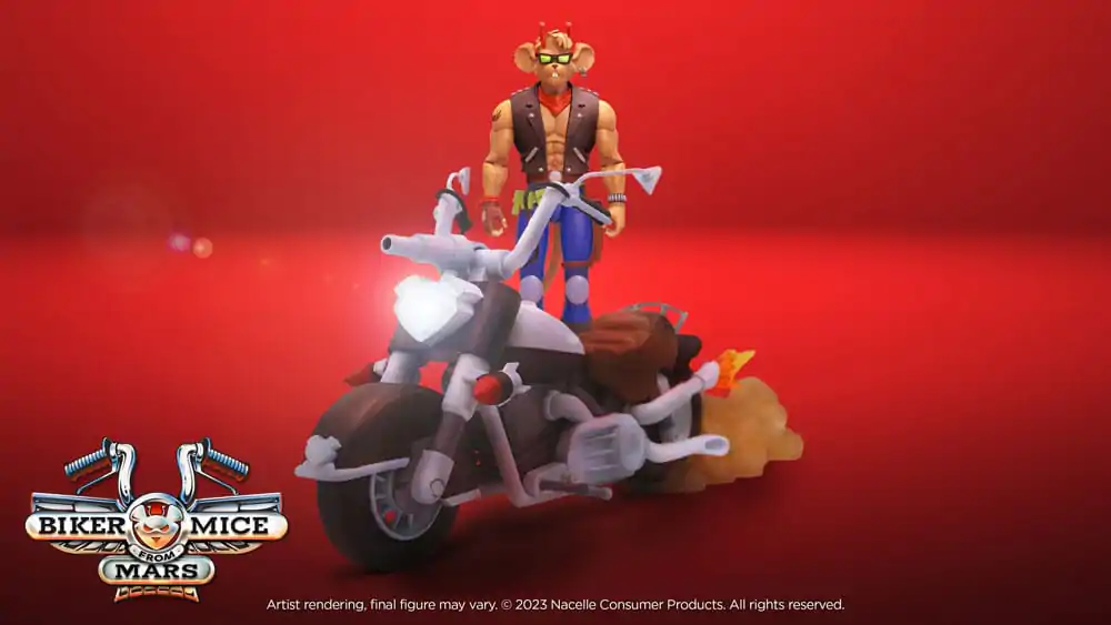Biker Mice From Mars Vehicle Throttle's Martian Monster Motor 23 cm fotografija proizvoda