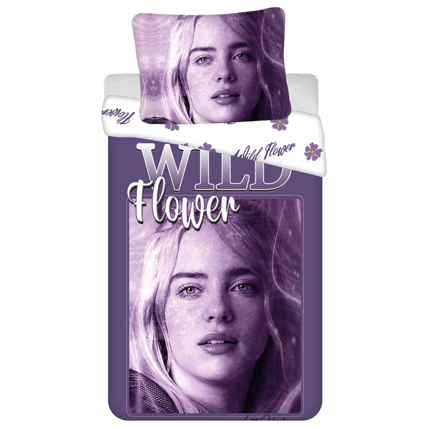 Billie Eilish Wild Flower Navlaka za poplun fotografija proizvoda